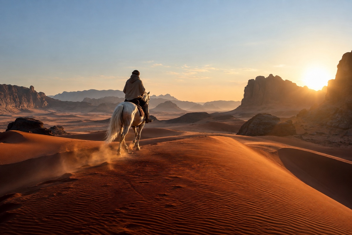 Before the desert wakes